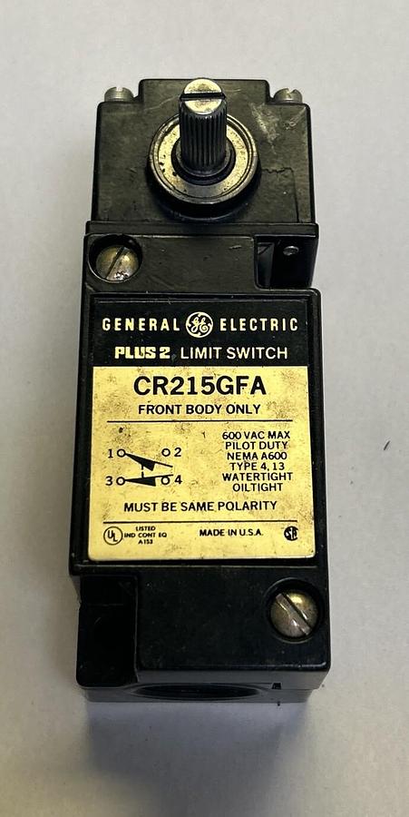 Used GENERAL ELECTRIC,CR215GFA,LIMIT SWITCH