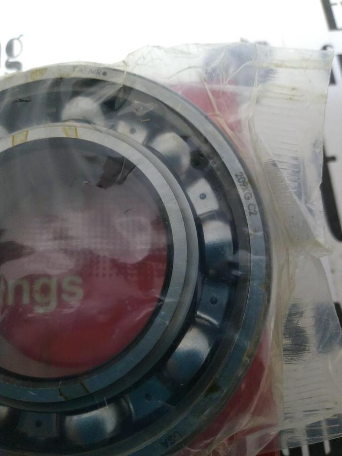 Fafnir,209KG,Deep Groove Ball Bearing With Snap Ring NOS