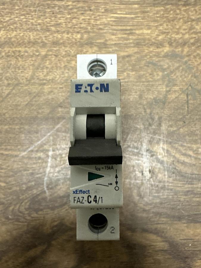 Used Eaton,FAZ-C4/1-SP,Circuit Breaker