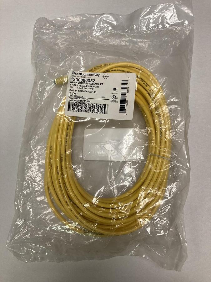 Brad Connectivity,1200880052,Receptacle 4 Pole Female 10M