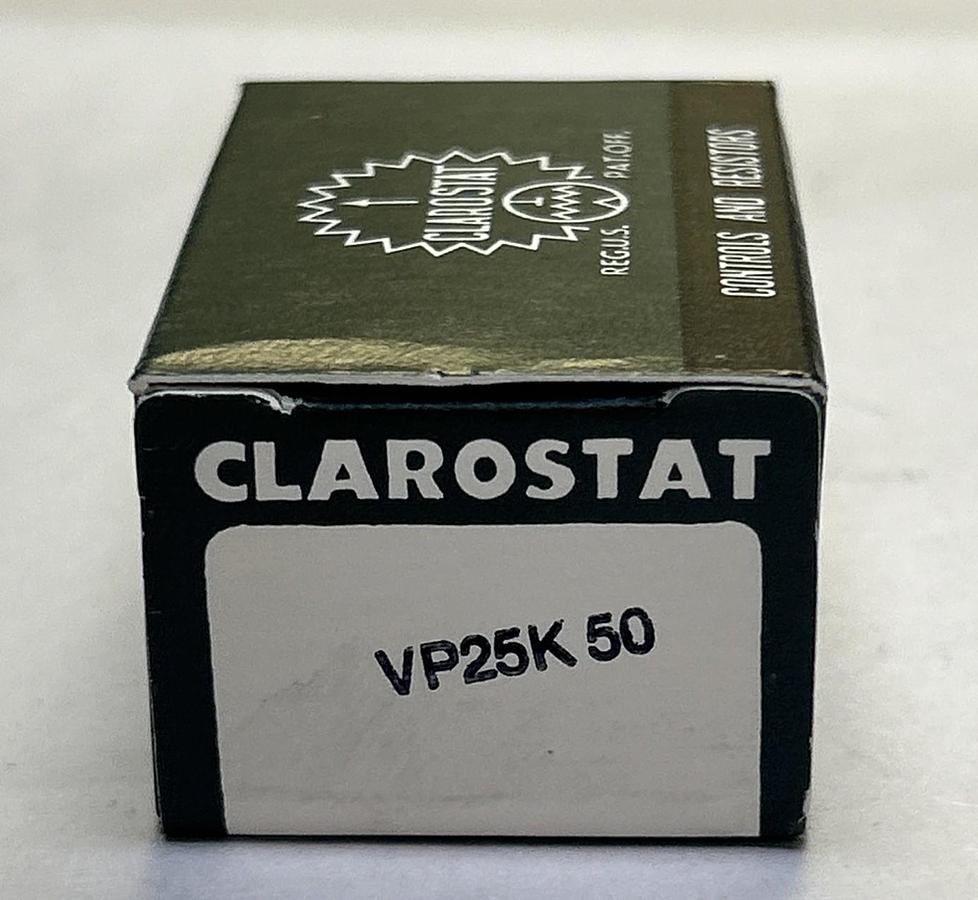 CLAROSTAT,VP25K50,RESISTOR NOS