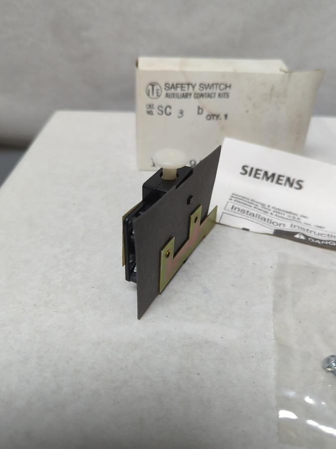 SIEMENS ITT,SC3,AUXILARY CONTACT SAFETY SWITCH NOS