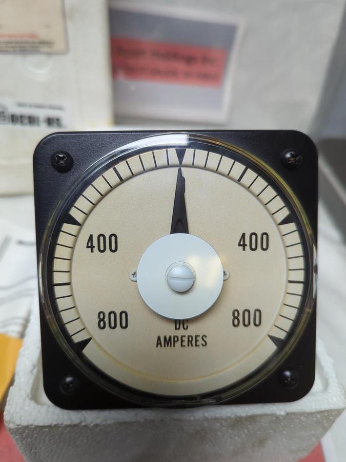 YOKOGAWA,103122ABSN,PANEL METER 800-0-800 DC AMPERES NOS