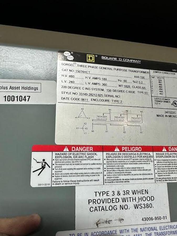 Used Square D 150