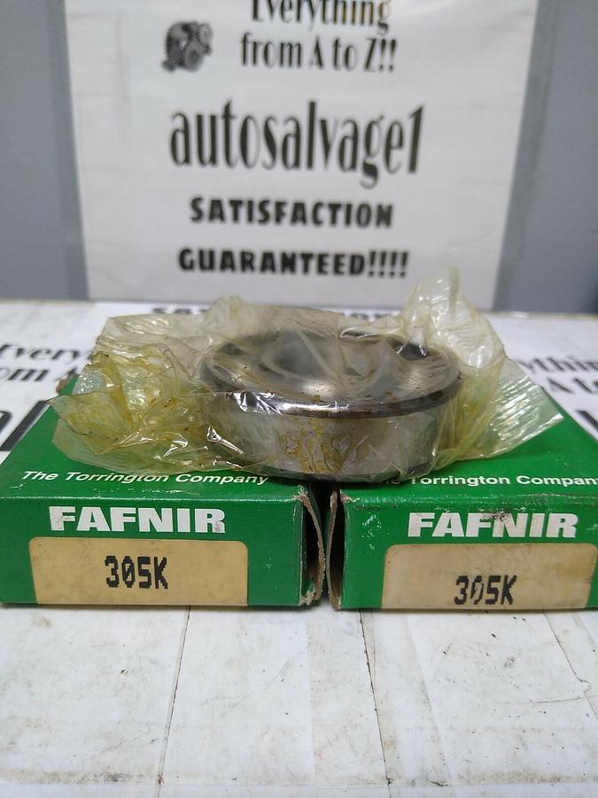 Fafnir,305K,Deep Groove Ball Bearing Lot of 2 NOS
