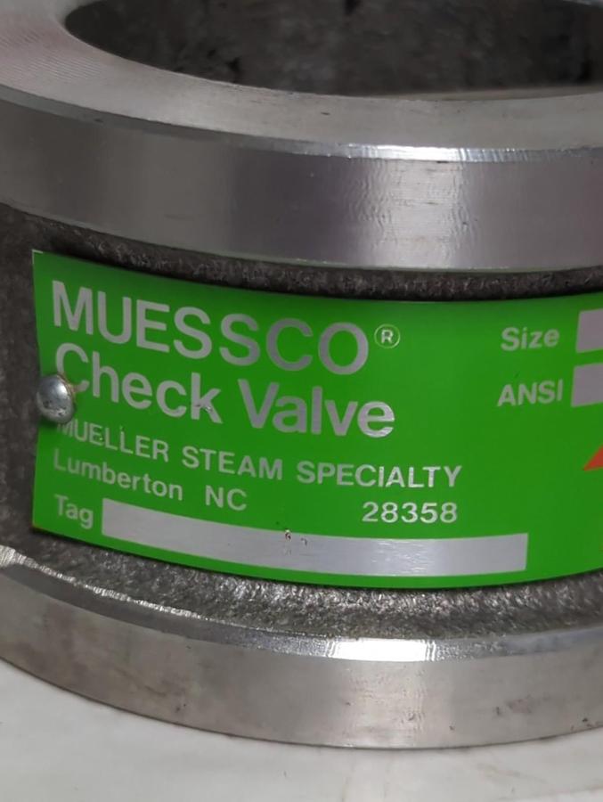 Used MEUSSCO,MODEL 72,SIZE 2 CHECK VALVE ANSI 150 PRE-OWNED