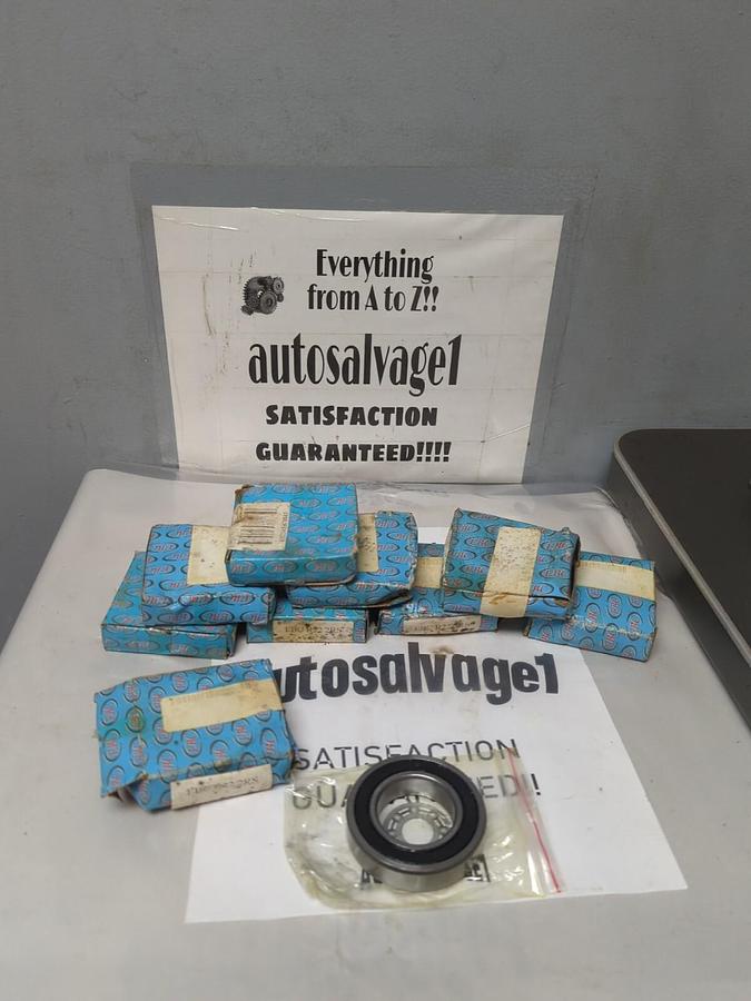 EBC,R22 2RS,DEEP GROOVE BALL BEARING RUBBER SEALED 1.375 INCH ID LOT OF 9 NOS