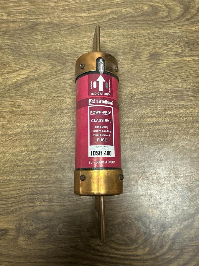 Littelfuse,IDSR400,TIme Delay Fuse 75-600V