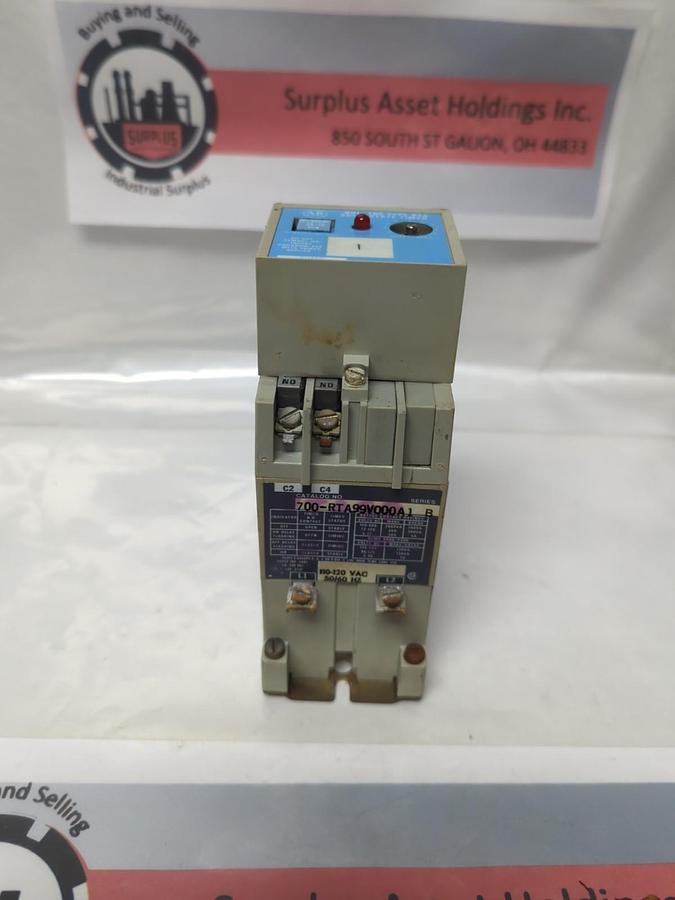 Used ALLEN BRADLEY,700-RTA99V000AQ,SERIES B SOLID STATE TIMING RELAY 110-120VAC 50/60