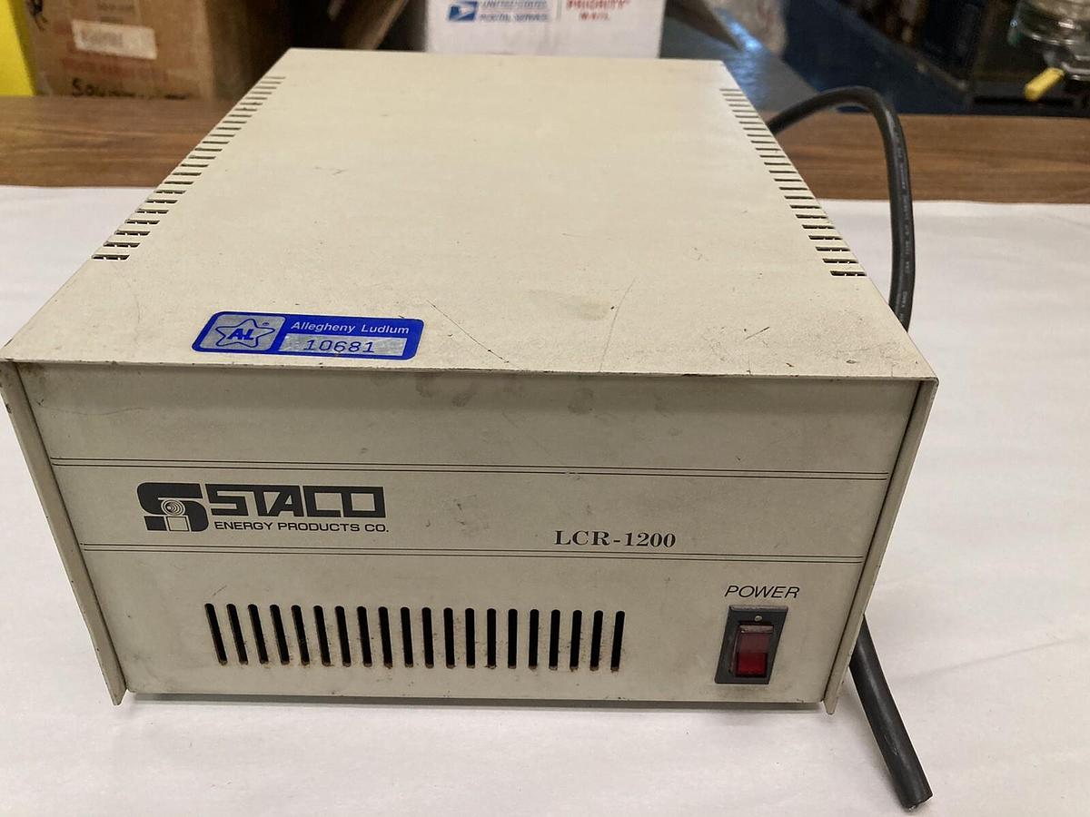 Used Staco,LCR-1200,Energy Power Conductor