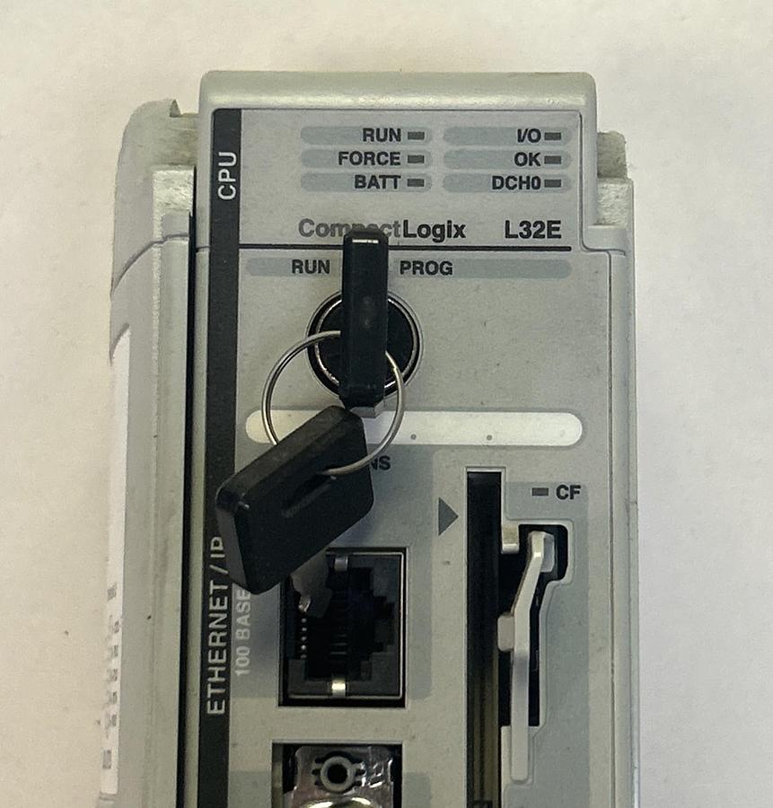 Used ALLEN BRADLEY,1769-L32E,LOGIX 5332E PROCESSOR UNIT