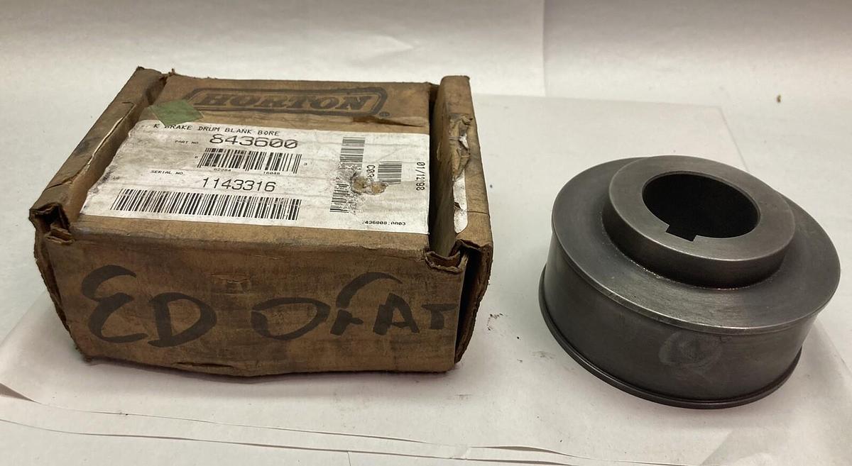 Used Horton,843600,K Brake Drum Blank Bore