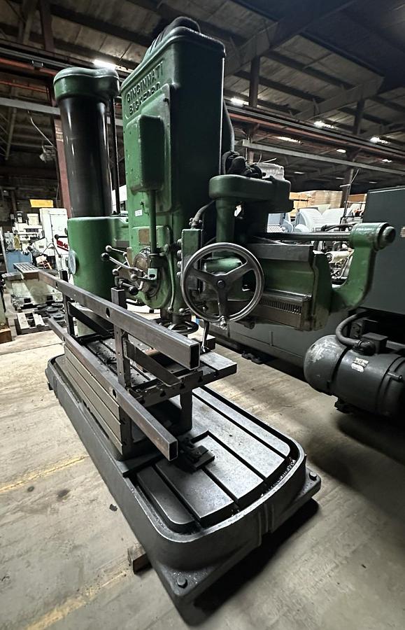 Used Cincinnati Bickford,Radial Drill,4' X 15" Column 39x32x15 Box Table
