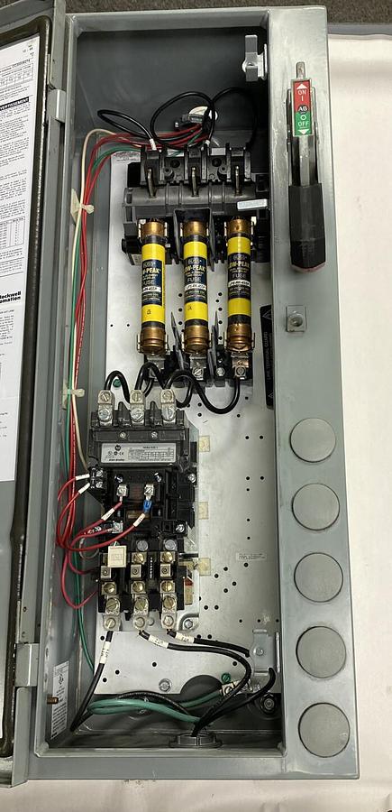 Used Allen Bradley,512-BDB-6P-24,Combination Starter Size 1 480V 120V Coil