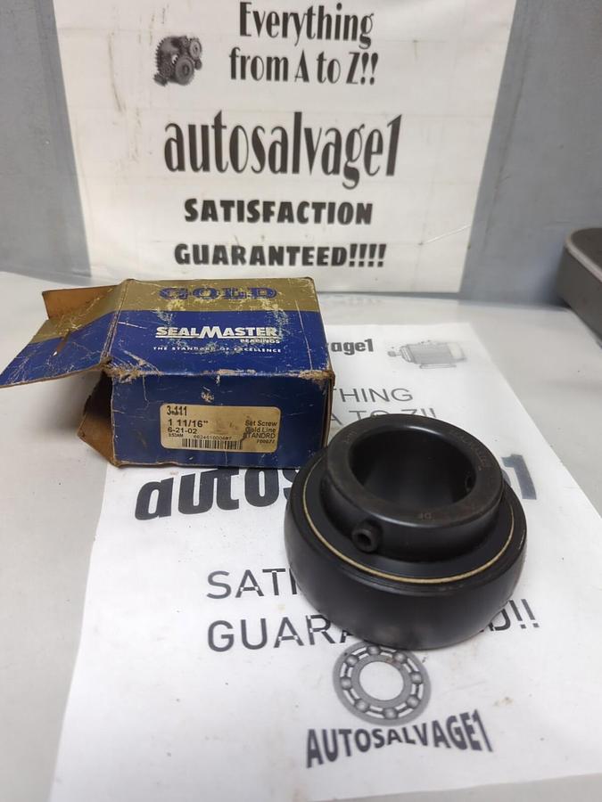 SEALMASTER,3-111,INSERT BEARING 1-11/16 INCH BORE NOS