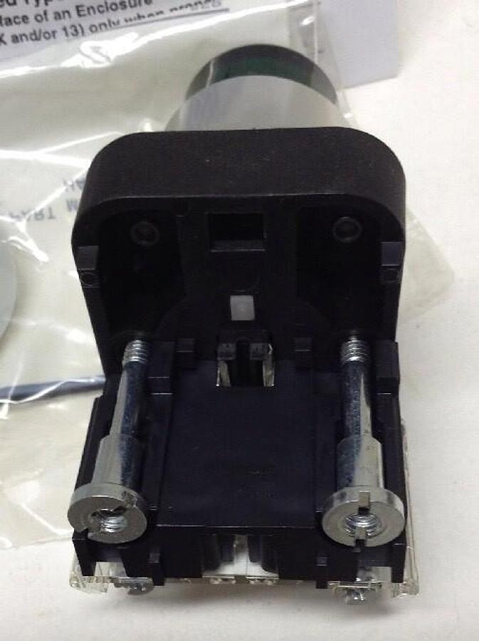 Used Allen-Bradley,800T-SB00XX,Illuminated Green Push Button Pilot Light NEW