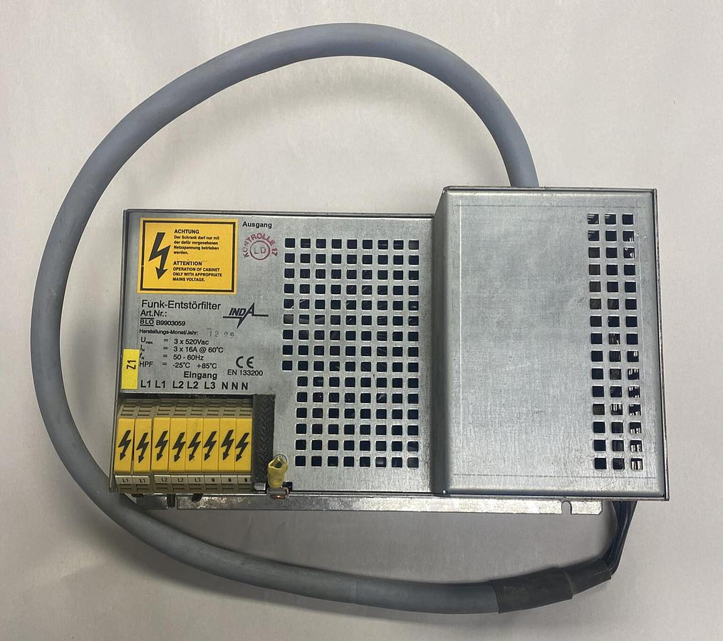 Used Inda,B9903059,Power Supply 3 X 520V 3 X 16A
