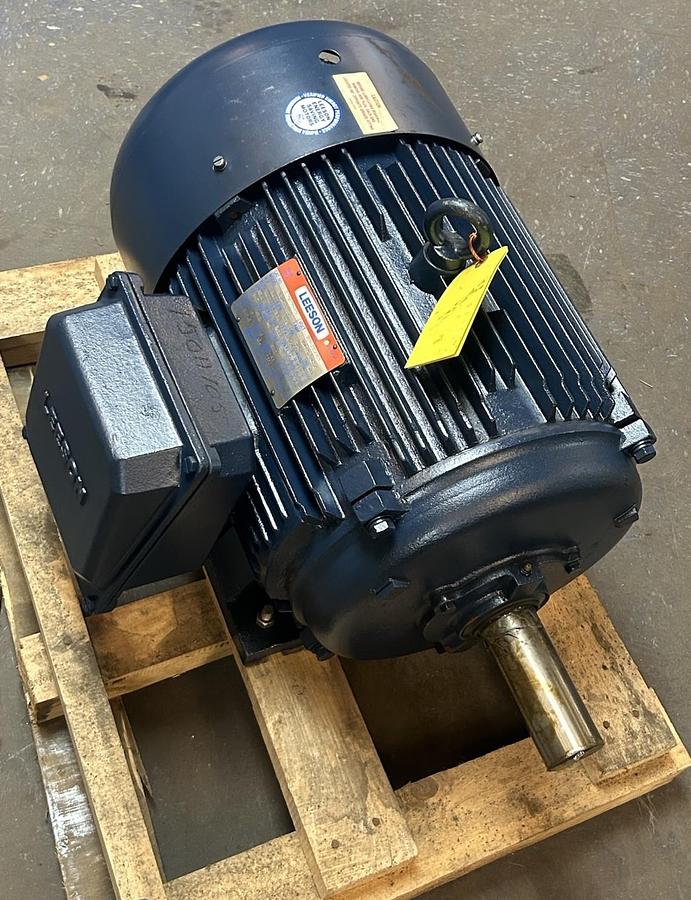 Used LEESON,G150019-60,MOTOR 40HP 208-230/460V 1775 RPM 3PH 324T FRAME