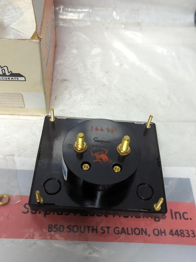 SIMPSON,1329,PANEL METER 0-10 NOS