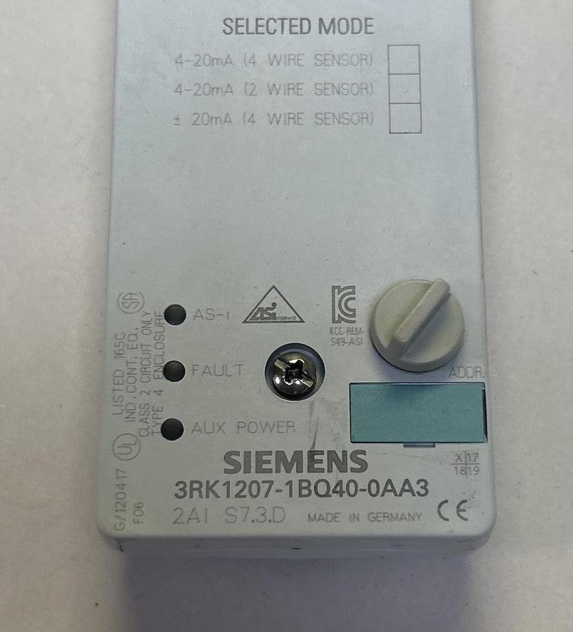 Used SIEMENS,3RK1207-1BQ40-0AA3,COMPACT MODULE