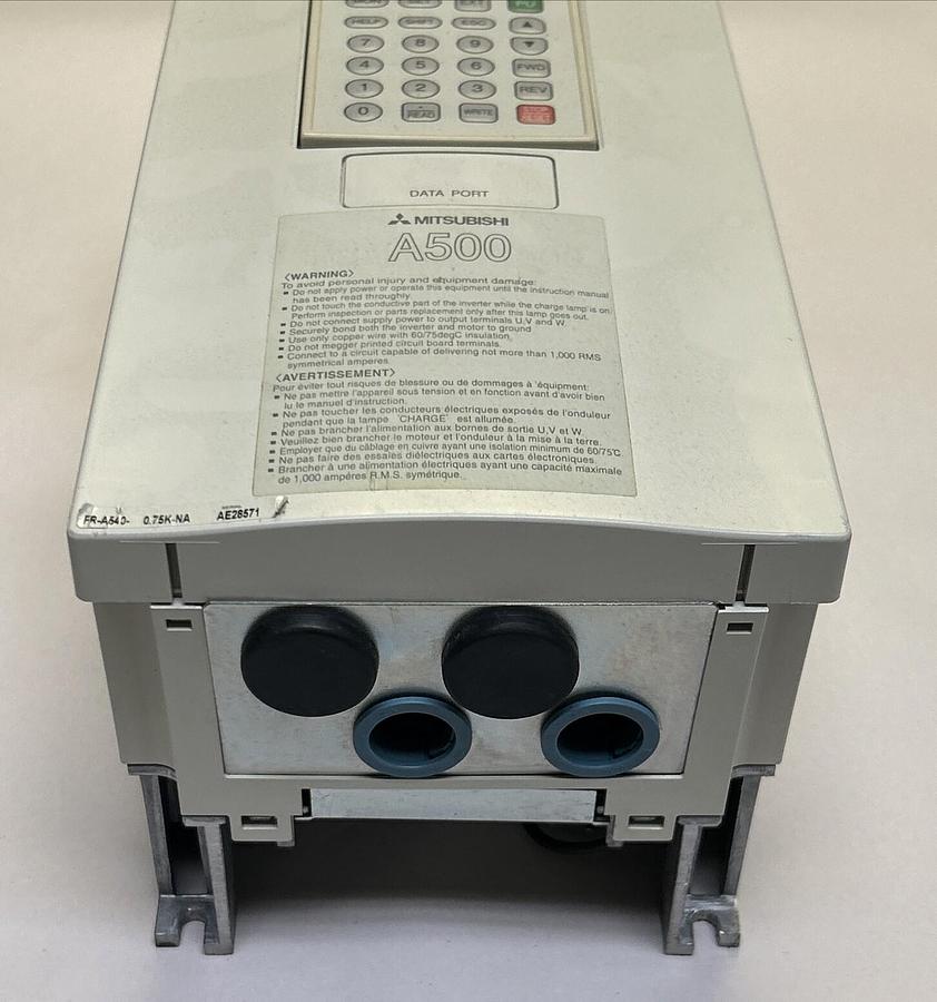 Used MITSUBISHI,FR-A540-0.75K-NA,INVERTER AC DRIVE 1 HP