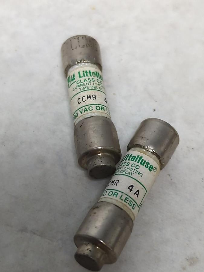 LITTELFUSE,CCMR 4A,4 AMP 600V FUSE LOT OF 2 NOS