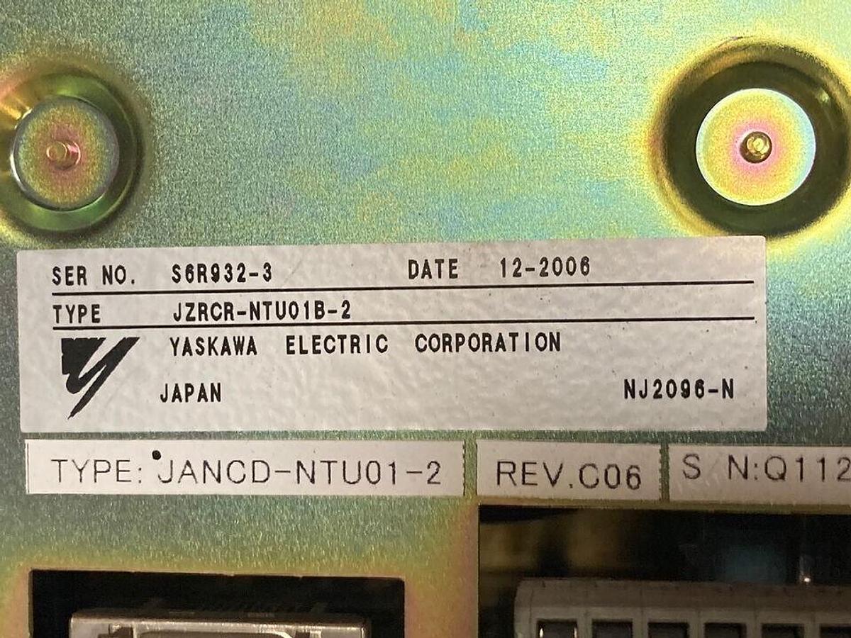Used Yaskawa,JZRCR-NTU01B-2,Power Supply Drive