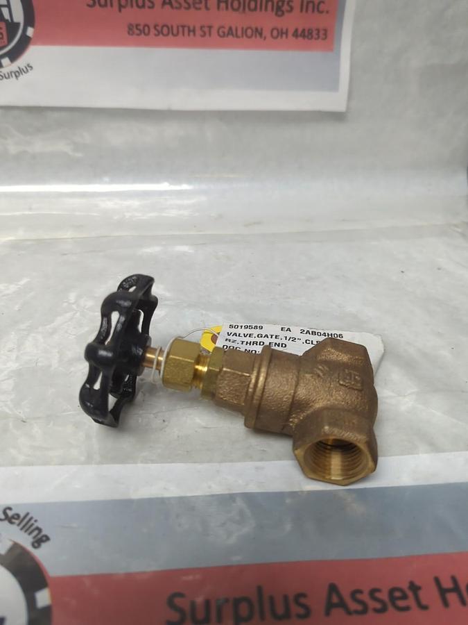 HAMMOND,IB646-1/2,GATE VALVE 1/2 INCH NOS