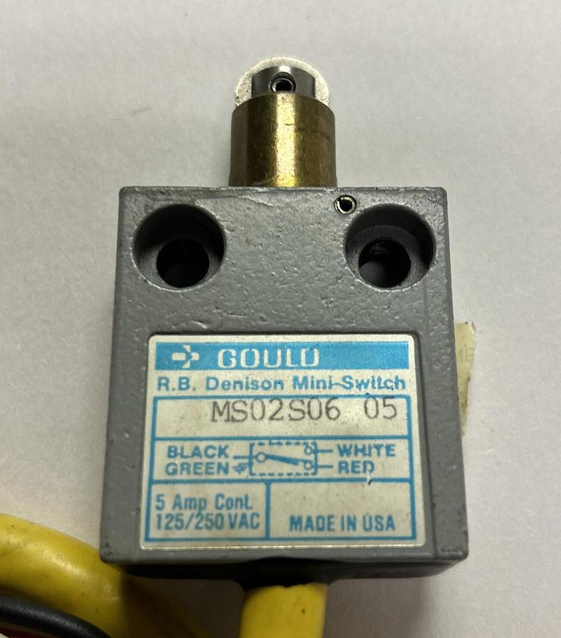 Used GOULD,MS02S06-05,LIMIT SWITCH