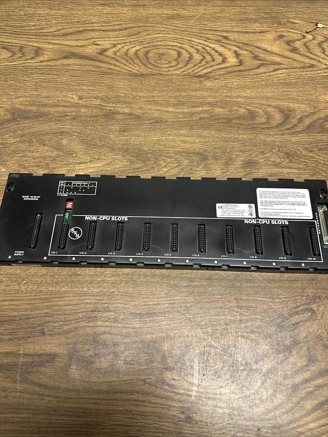 Used GE Fanuc,IC693CHS392J,10 Slot Expansion Rack EMI Enhanced