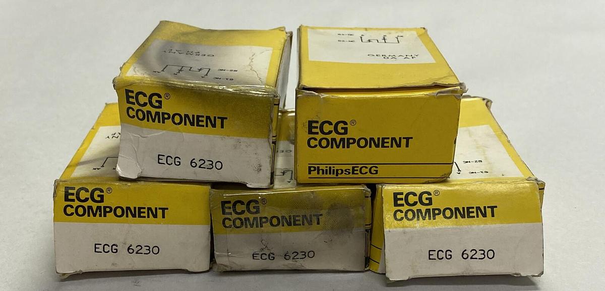 PHILIPS,ECG-6230 ECG,COMPONENTS RELAY LOT OF 5 NEW