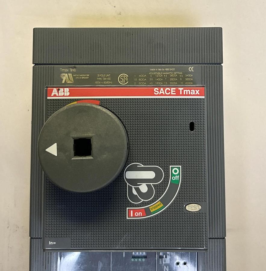 Used ABB,T5H400,CIRCUIT BREAKER 400A 600V 3P