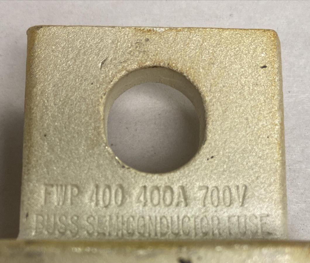 Used Bussmann,FWP-400A,Semiconductor Fuse 400 Amp 700V Lot Of 2 NOS
