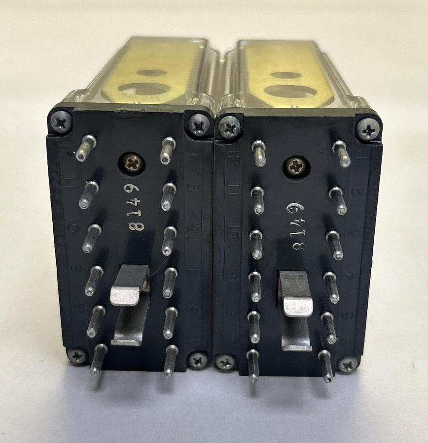 Used STRUTHERS-DUNN,B255XBXP,PLUG IN RELAY 110/120V LOT OF 2