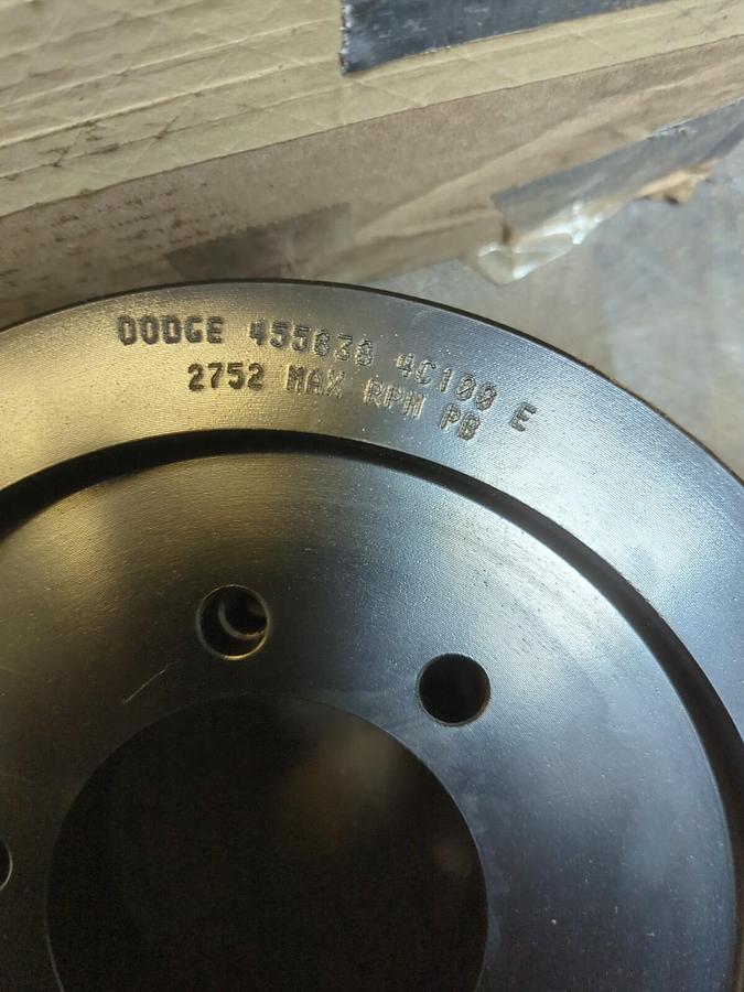 DODGE455838,4C100-E SHEAVE BUSHING BORE V-BELT PULLEY NOS