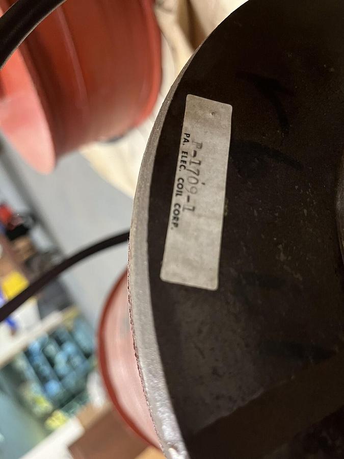 Used PENN ELECTRIC,P-1709-1,COIL