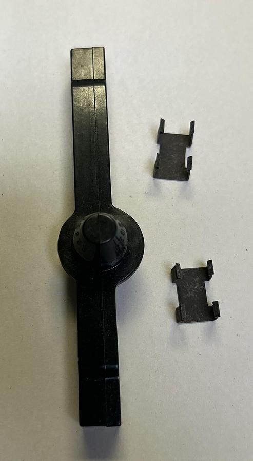 GENERAL ELECTRIC,468C195G1,RESET BAR & PSRING CLIP NOS