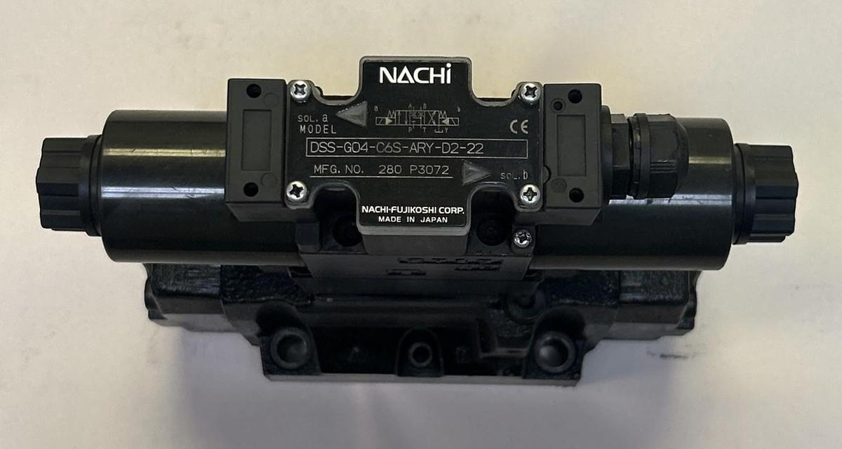Used NACHI,DSS-G04-C6S-ARY-D2-22,HYDRAULIC DIRECTIONAL CONTROL VALVE