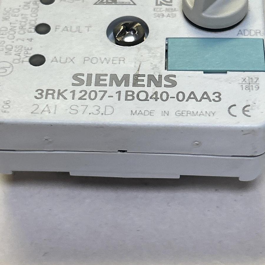 Used SIEMENS,3RK1207-1BQ40-0AA3,COMPACT MODULE