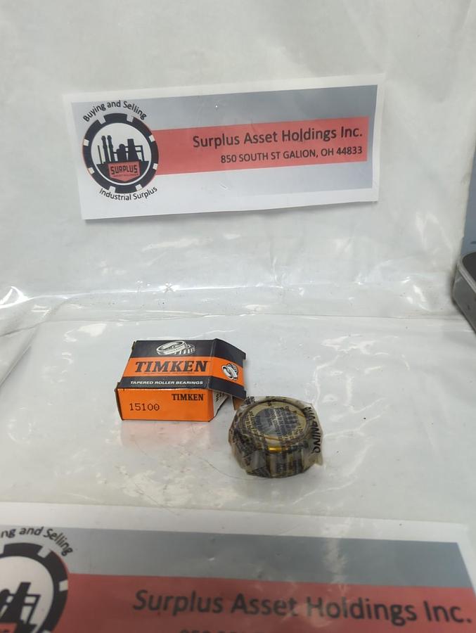 TIMKEN,15100,ROLLER BEARING CONE NOS