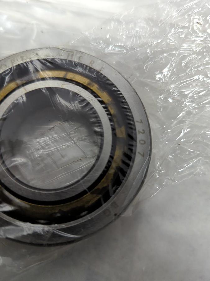 Used SKF,7207 BG,ANGULAR CONTACT BEARING LOT OF 3 PRE-OWNED