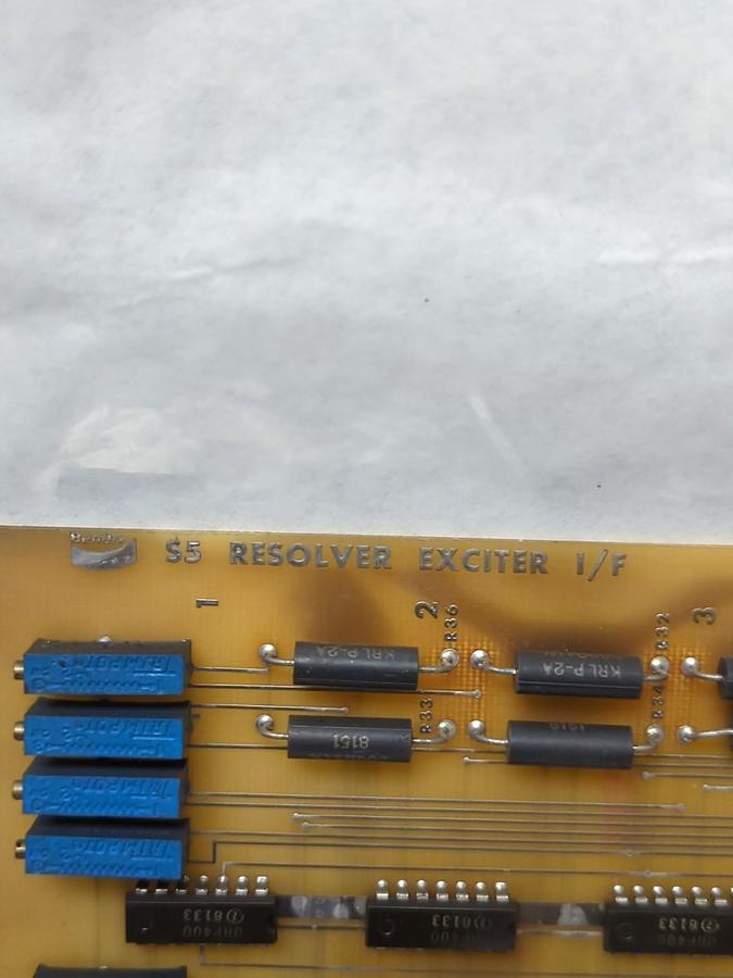 Used BENDIX,372357A,S5 RESOLVER EXCITER CIRCUIT BOARD PRE-OWNED