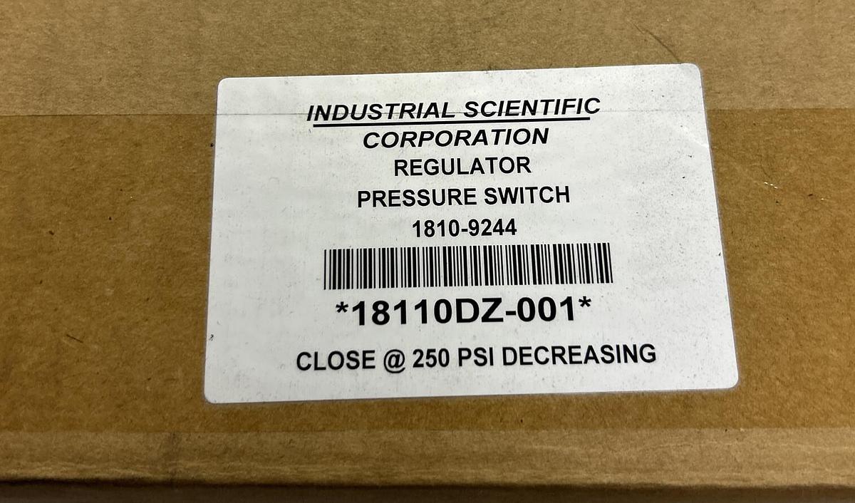 Used INDUSTRIAL SCIENTIFIC,1810-9244,PRESSURE SWITCH NEW