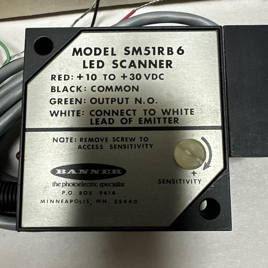 Banner,SM51RB6,LED Scanner