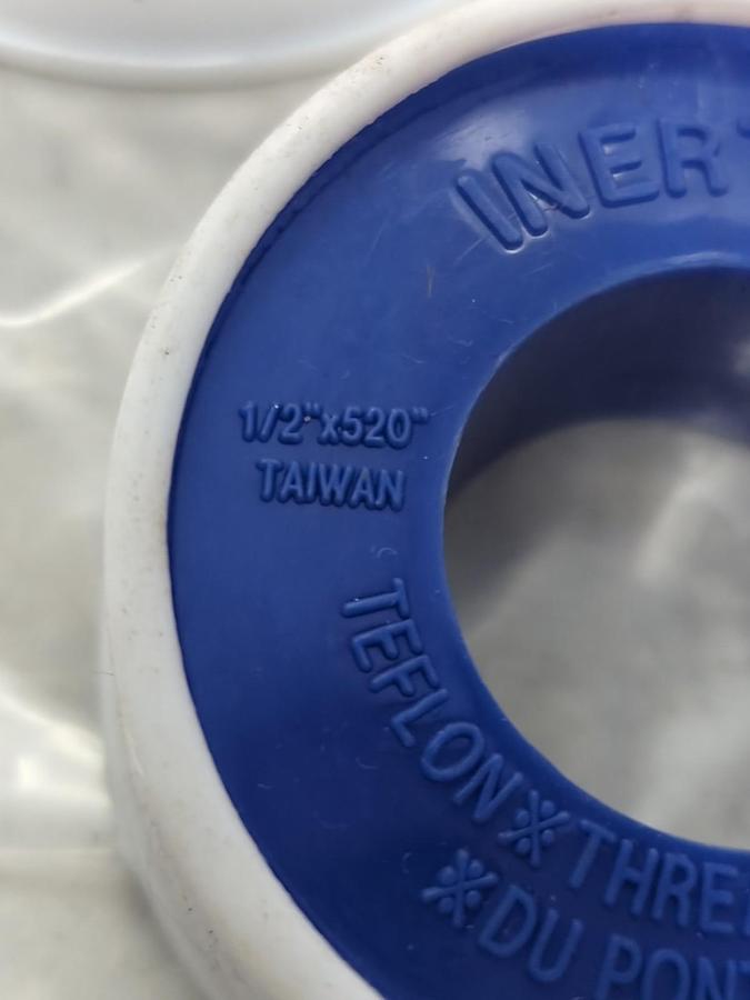 INERTEX,T-27730-A,TEFFLON THREAD SEAL TAPE 1/2 INX 520 IN ROLL LOT OF 3 NOS
