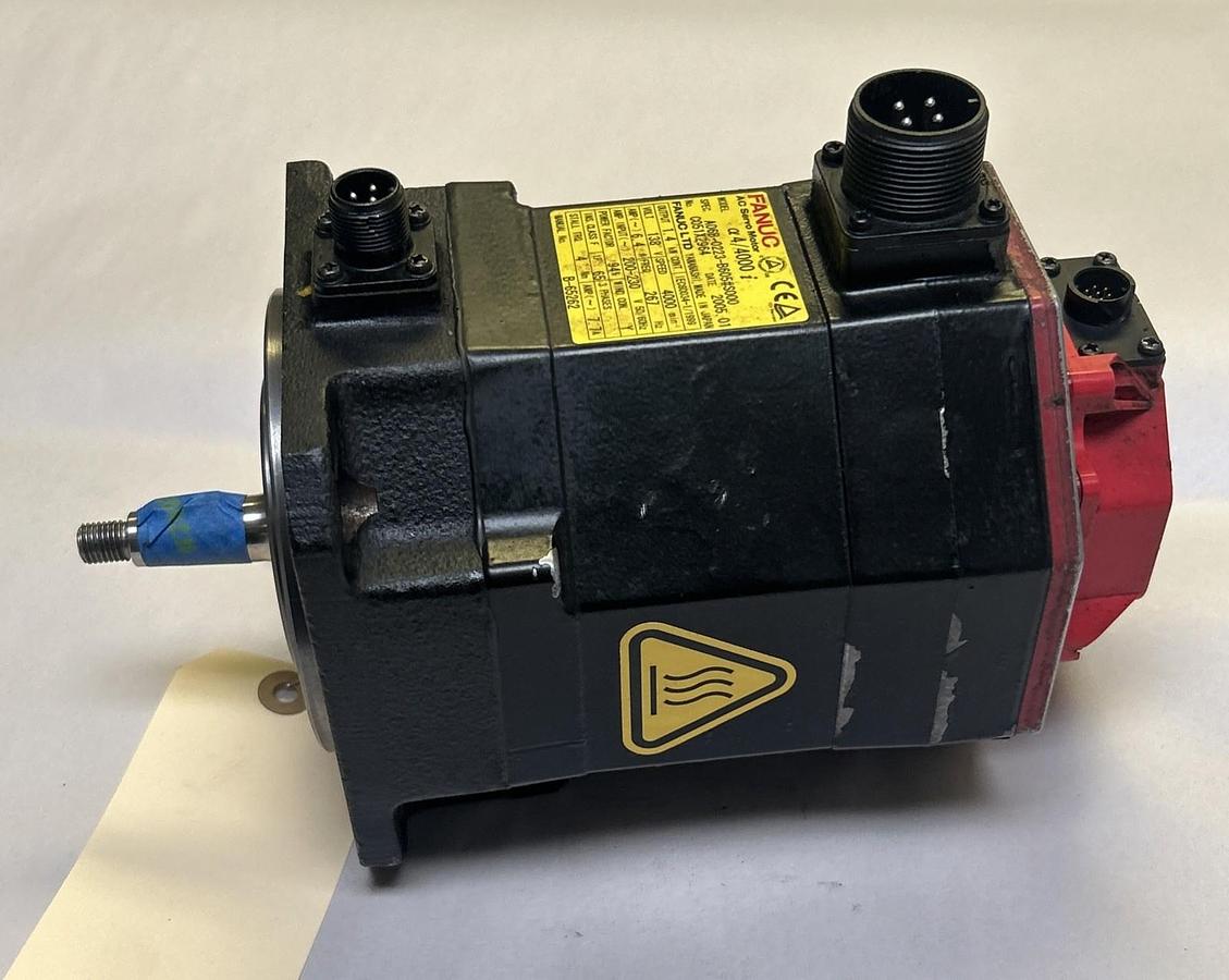Used FANUC,A06B-0223-B605#S000,AC SERVO MOTOR 4000RPM 200-230V 3PH