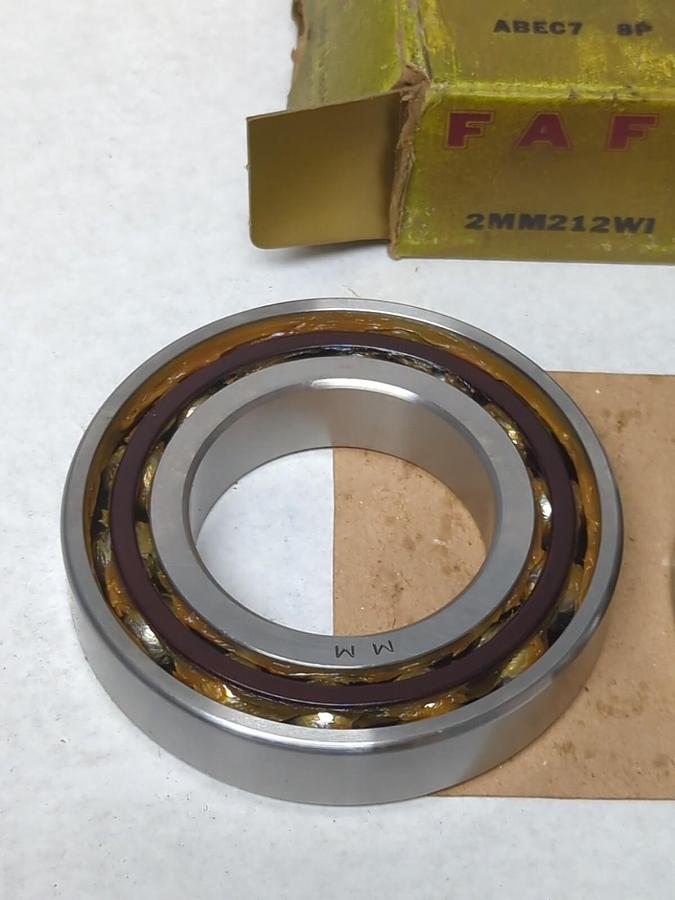 FAFNIR,2MM212WI CR DUL,ANGULAR BEARING 2 PCS NOS
