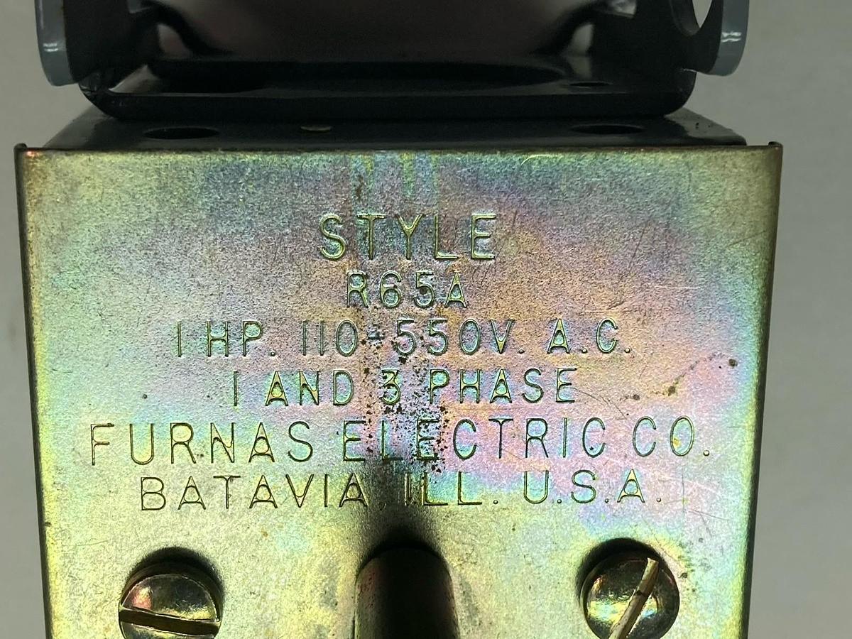 Used Furnas,Style R65A,Hoist Controller 1Hp 110-550Vac 1 and 3 Phases