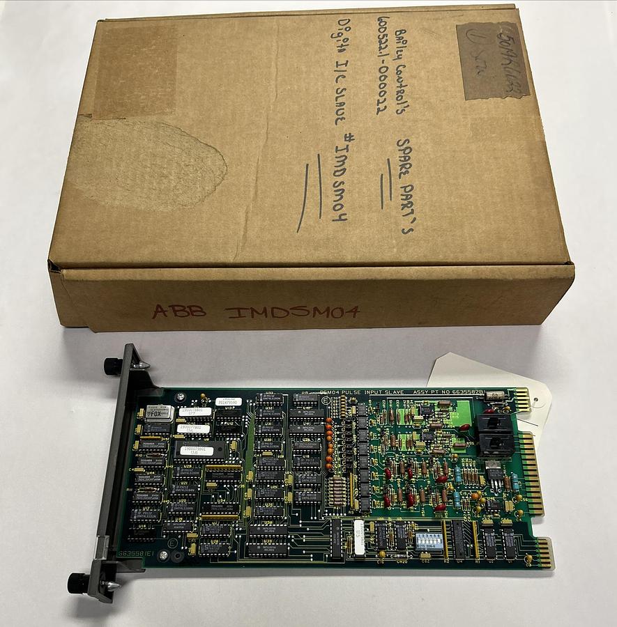 Used ABB BAILEY CONTROLS,IMDSM-04,PULSE INPUT SLAVE MODULE NEW