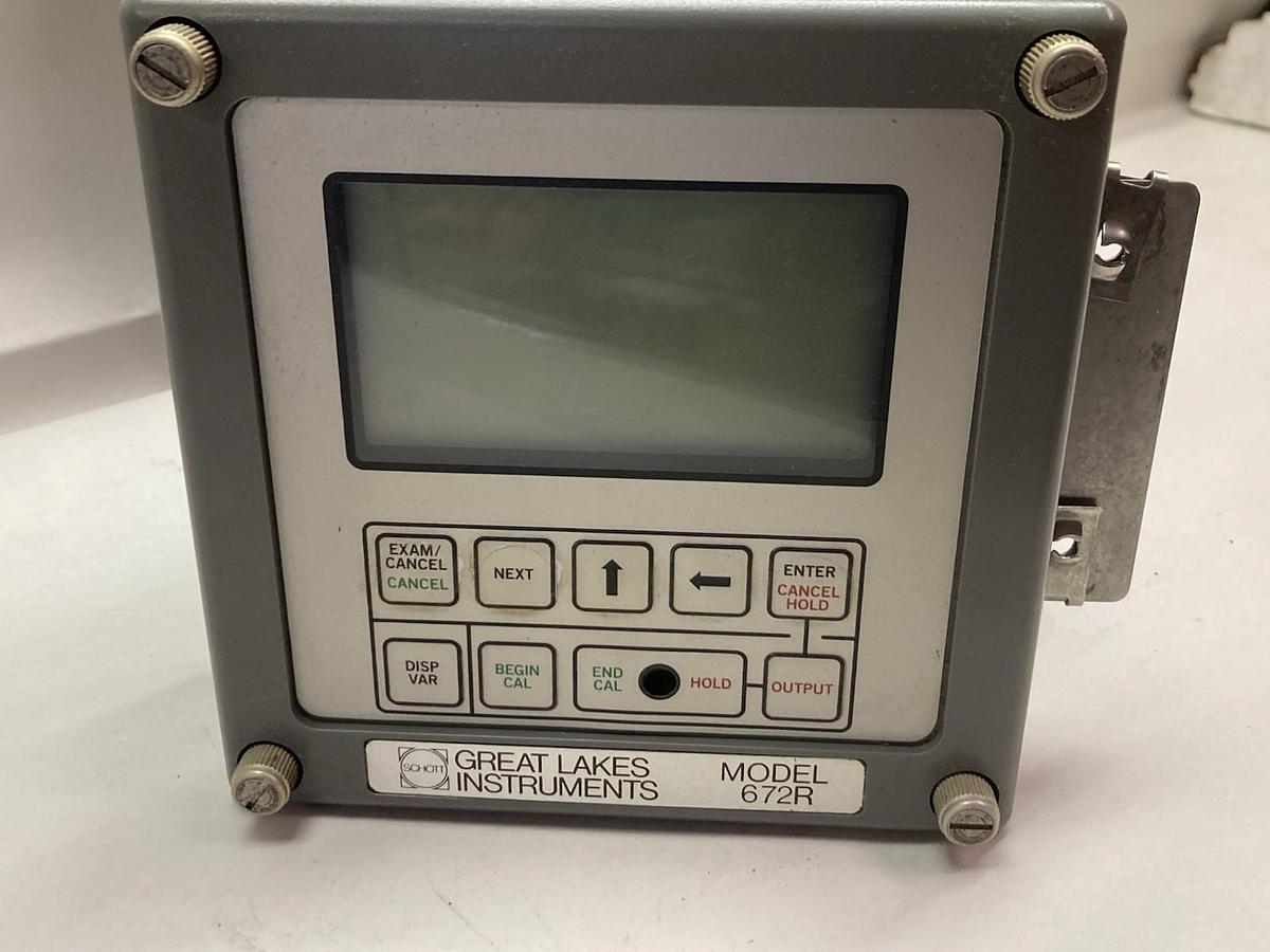 Used Great Lakes Instruments,Model 672R,Conductivity Analyzer 115Vac 50/60Hz